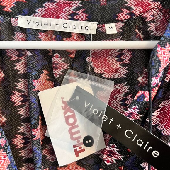 Violet + Claire Sheer Blouse - Sz M (NWT) - Picture 3 of 9